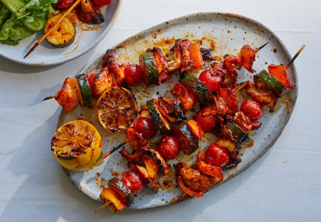 Mashroom Skewers